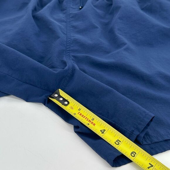 Vintage Nike Men's XL Running Shorts Nylon Blue BIG SWOOSH 90s Y2K White Tag - Picture 9 of 11